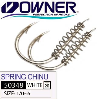 Крючки Owner 50348 Spring Chinu - недорого | CarpZander
