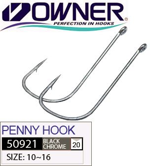 Крючки Owner 50921 Penny Hook - недорого | CarpZander