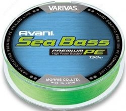 Шнур Varivas New Avani Sea Bass Premium PE Green 150m