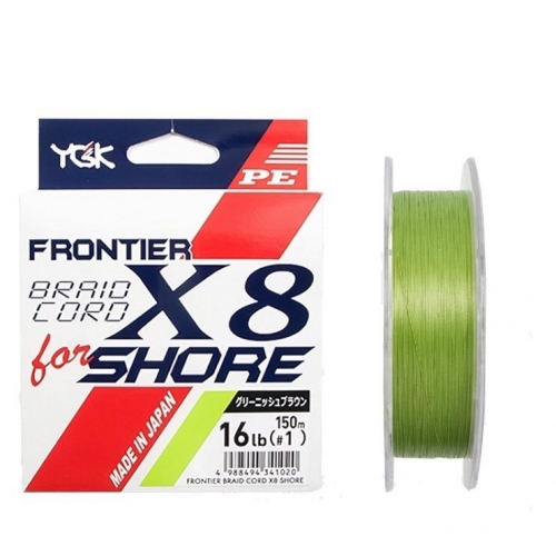 Шнур YGK Frontier Braid Cord X8 150m - недорого | CarpZander