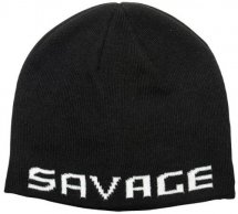 Шапка Savage Gear Logo Beanie One size black/white