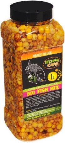 Зерновой микс Технокарп Big Fish Mix 1kg - недорого | CarpZander
