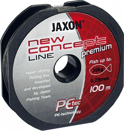 Шнур Jaxon New Concept Line Dark Gray 100m - недорого | CarpZander