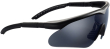 Окуляри тактичні Swiss Eye Raptor New (комплект 3 змінних лінзи, чохол, чорна оправа)