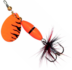 Блесна Kinetic Fizz 5g Orange/Black Ribbon