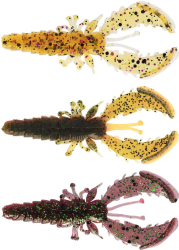 Силикон Westin Crecraw Slim Creaturebait 5.5cm 1.5g Floating Clear Water Mix 22 (6шт/уп)