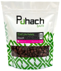 Вареные гранулы Puhach Baits Premium Line Shelf Life Pellets 1 kg - Squid 8/10mm