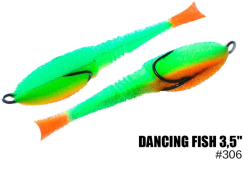 Поролоновая приманка ПрофМонтаж Dancing Fish 3.5" #306