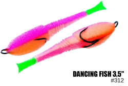 Поролоновая приманка ПрофМонтаж Dancing Fish 3.5" #312