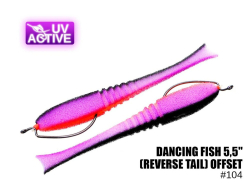 Поролоновая рыбка ПрофМонтаж 204 Dancing Fish 5" (reverse tail) offset