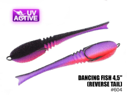 Поролоновая приманка ПрофМонтаж Dancing Fish 4,5" (reverse tail) #604