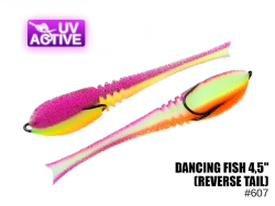 Поролоновая приманка ПрофМонтаж Dancing Fish 4,5" (reverse tail) #607