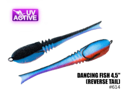 Поролоновая приманка ПрофМонтаж Dancing Fish 4,5" (reverse tail) #614