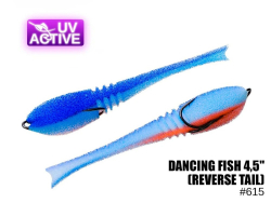 Поролоновая приманка ПрофМонтаж Dancing Fish 4,5" (reverse tail) #615
