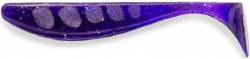 Силікон FishUp Wizzle Shad 3" (8шт) #060 - Dark Violet Peacock & Silver