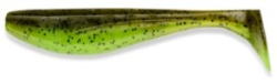 Силікон FishUp Wizzle Shad 3" (8шт) #204 - Green Pumpkin Chartreuse