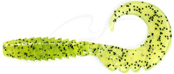 Силикон FishUp Fancy Grub 2" (10шт) #055 - Chartreuse Black