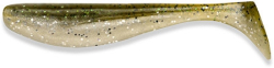 Силікон FishUp Wizzle Shad 5" (4шт) #202 - Green Pumpkin Pearl