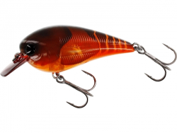 Воблер Westin BassBite 1.5 Squarebill 6cm 13g (F) Fire Craw