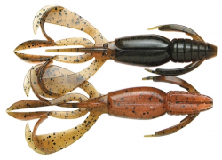 Силикон Keitech Crazy Flapper 2.8" #438 Green Pumpkin Fire 1шт