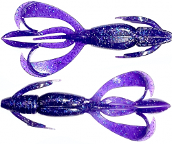 Силикон Keitech Crazy Flapper 4.4" EA#04 Violet 1шт