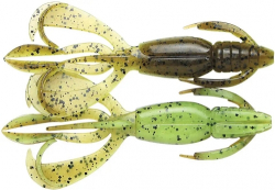 Силикон Keitech Crazy Flapper 2.4" #401 Green Pumpkin PP Chart 1шт