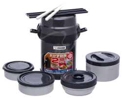 Набор для ланча ZOJIRUSHI SL-JAF14HG 1.23L темно-серый