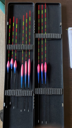 Коробка Herabunafishing для поплавков PVH 45x11x2.5 Black