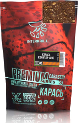 Прикормка INTERKRILL Premium Карась-Конопля-Аніс 1kg