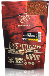 Прикормка INTERKRILL Premium Короп-Полуниця-Банан 1kg