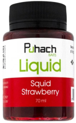 Ликвид Puhach Baits Liquid 70 ml - Squid Strawberry (Кальмар Клубника)