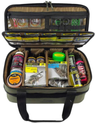 Сумка двойная ProfMontazh с поводочницей Multi-Bag Double для аксессуаров и кормушек