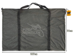 Мешок карповый ProfMontazh на молнии с ручками и поплавком 107х70cm