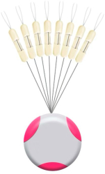 Розгалужувач поводків Herabunafishing  8шт силікон білий