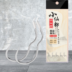 Крючки Maori fish самоподсекающие безбородые на поводке 5шт