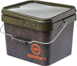 Ведро пластиковое Brain для прикормки 10L камуфляж