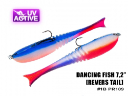 Поролоновая рыбка ПрофМонтаж Dancing Fish 7.2" (reverse tail) #109