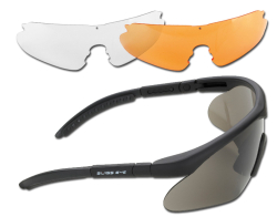 Окуляри тактичні Swiss Eye Raptor (комплект 3 змінних лінзи, чохол, чорна оправа)