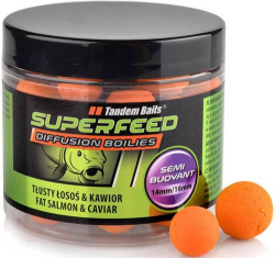 Бойлы Tandem Baits SF Diffusion Boilies 14mm/16mm Mix 90g Fat Salmon & Caviar