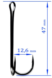 Двійник Kumho Double Hook Light 800 №3/0 1шт
