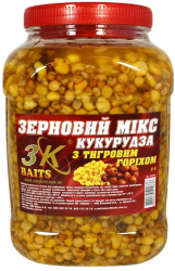 Зерновой Микс 3KBaits Кукуруза с Тигровым орехом 3L банка