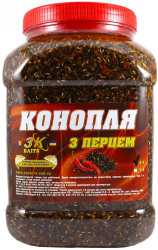 Конопля 3KBaits Натуральная с перцем Острая банка 3L