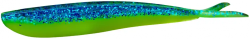 Силикон Lunker City Fin-S Fish 4" #03 Blue Chartreuse 1шт