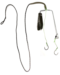 Оснащення донне на товстолобика 60g лідкор 55cm спиця 9см гачок №2