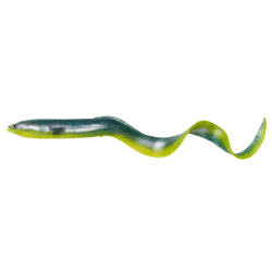 Cилікон Savage Gear 3D Real Eel Loose Body 150mm 12.0g Green Yellow Glitter 1шт