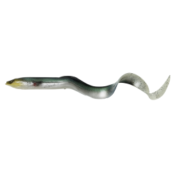 Cилікон Savage Gear 3D Real Eel Loose Body 150mm 12.0g Green Silver 1шт