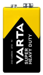 Батарейка крона Varta Super Heavy Duty 6F22 9V сольова