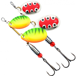 Блесна вращалка Jaxon Reflex Double HXD/HXE