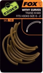 Адаптер для гачка Fox Edges Withy Curve Adaptor "Леньтяйка" Trans Khaki Hook 6-2
