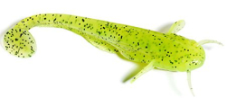 Силикон FishUp Catfish 3" (8шт) #055 - Chartreuse Black